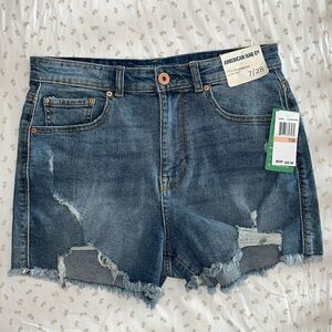American Rag Jeans High Rise Mom Short Sculpt Stretch Ultra Soft 7/28 NWT